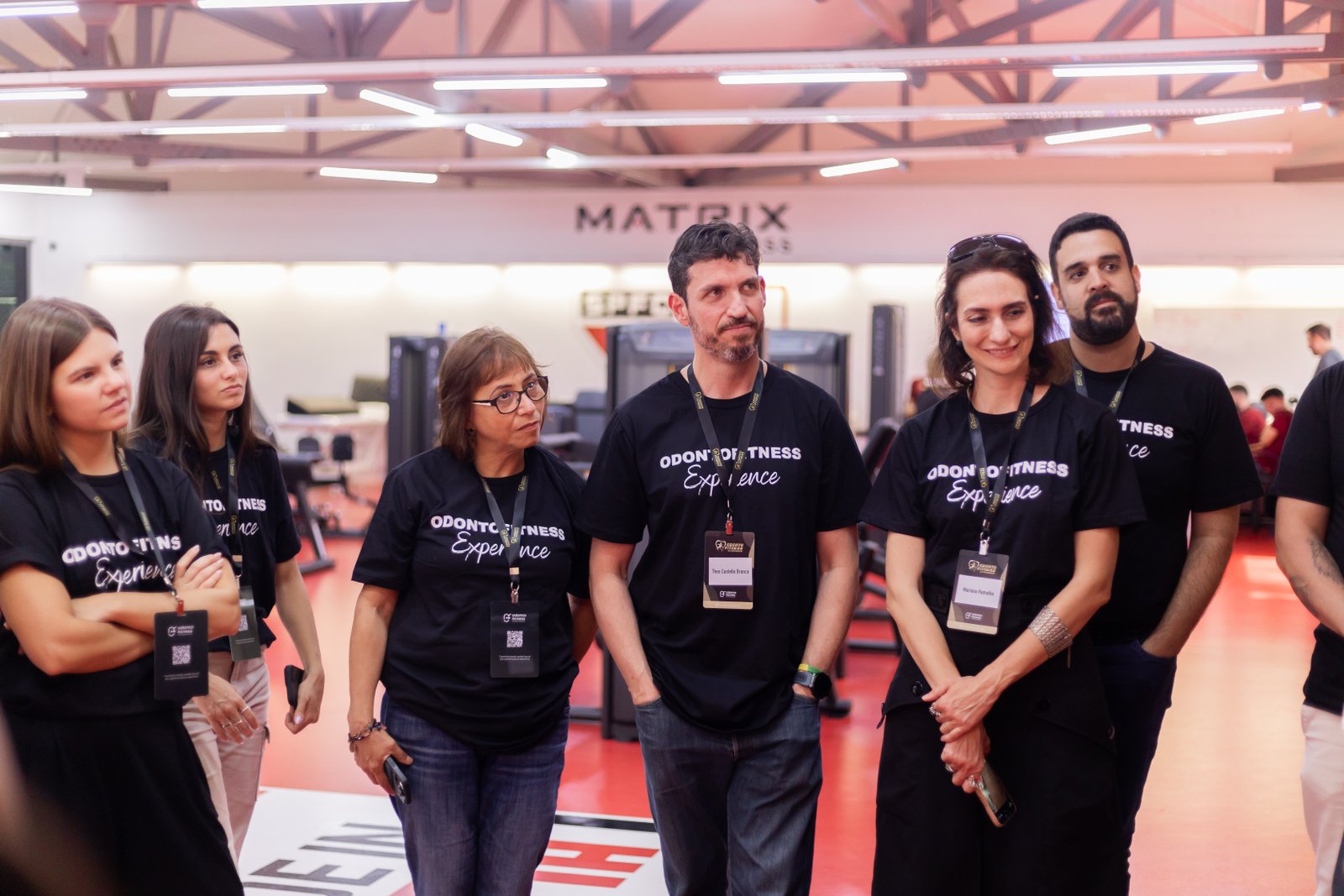 Equipe Odontofitness no Centro de Treinamento  do São Paulo FC